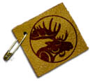 Moose Hide Pin